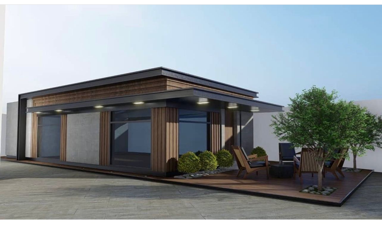 تصميم مجلس حديقة — تصميم معاصر لغرفة خارجية